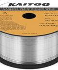 E308LFC-O.030 Inch Flux Core Gasless Stainless Steel Welding Wire, 1 Pound Spool, For 304 And 308L, Outdoor Ready, Stable Arc