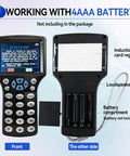 Multi-Frequency RFID Card Duplicator And Copier For Access Control, Home Security And Elevator Cards, front and back view