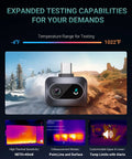 Thermal Imaging Camera For Android With 512x384 Super Resolution And 25Hz Refresh Rate From Minus Four To One Thousand Twenty Two Fahrenheit Infrared Imaging, shown with landscape and features.
