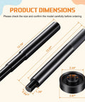 Gimbal Bearing Alignment Kit for Marine Engines, Pro Grade Heavy Duty Install Tools dimensions with alignment rods and guide.