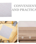 Silicone Furniture Pads Casters 200 Count Adhesive No Residue Floor Protectors shown on furniture and workbench