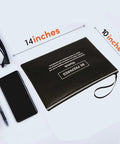 Money Bag For Cash And Docs, Waterproof Bank Safe Bag With Zipper Closure, 14x10 inches, heavy duty black fireproof envelope