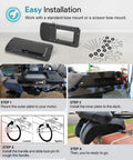 Xi Series Quick Release Mounting Bracket Kit Replacement for Xi3 Xi5 Trolling Motors installation guide and components