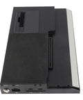 Heavy Duty External Gpu Enclosure With Thunderbolt 3 And 4 Slick Aluminum Build For Laptop Upgrades Sfx Atx Mount Nvme Bay showing top view with ports.