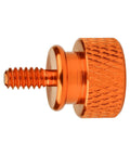 Side view of Aluminum Knurled Thumb Screws 20 Pack With Diamond Knurl Head No Tool Needed Hand Tightening M3 M4 6-32 8-32 Threads