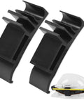 2 Pack Hard Hat Pencil Clip 3 In 1 Attachment For Carpenter Pencils Markers And Headlamp Bands Rugged Nylon Accessory Black