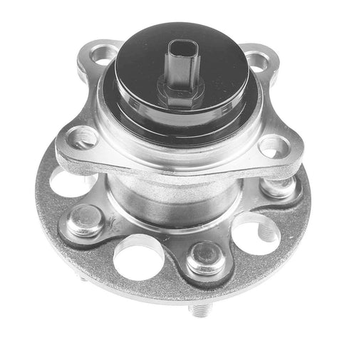 Close-up of Rear Wheel Bearing Hub Assembly For Toyota Prius 2010 2011 2012 2013 2014 2015 And Prius Plug In 5 Lug ABS