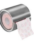 Cat Proof And Dog Proof Toilet Paper Holder Round Enclosed Wall Mounted Stainless Steel Brushed Nickel TP Roll Holder