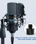 6 Piece Hella Solid Aluminum Threaded Converter Kit quick swap 1/4 male to 3/8 female adapter for mic stand attachment.