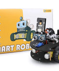 R3 Smart Robot Car Kit V4 For Arduino Hands On STEM Education Bundle For Kids And Teens with box and assembled car