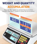 Coin And Parts Counting Scale With Alarm For Coins And Small Parts, Heavy Duty Pro Grade Electronic Gram Scale With Tare And Sample Count