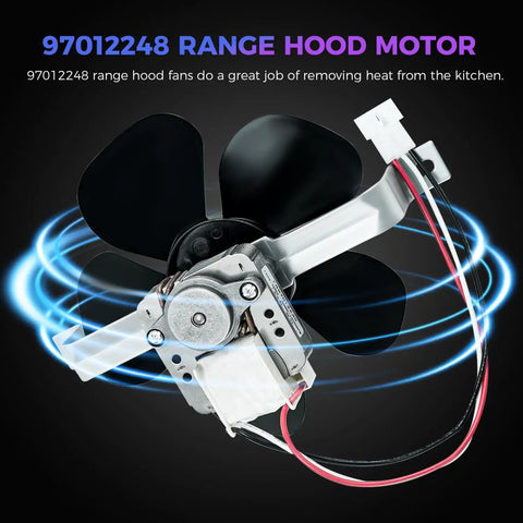 2 Speed Range Hood Motor Assembly Replacement Part With Easy Install Bracket And C Frame Fan Blade For Nu Tone 40000 42000 Series Hoods Fits BP17 99080492 99080363 97005161 99080533 99080410 AP4527731 Romalon