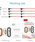 Hardwire Kit With 8 Fuse Tap Pack And Type C Port For Dash Cams, Keeps Your Dash Cam Juiced 24 Seven Parking Power, product packing list