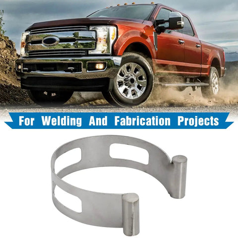 2.5 Inch Stainless Exhaust Tacking Band Clamp On For Welding Fabrication Built Tough With Corrosion Resistant Stainless Steel
