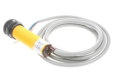 Diffuse Reflection Infrared Obstacle Avoidance Sensor with adjustable range, cable, and connector, ideal for robotics automation