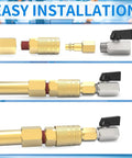 Installation of Brass Mini Ball Valve 1/2 Inch NPT Male To 1/2 Inch NPT Female Shut Off Pipe Fitting Chrome Plated.