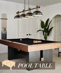 Four Light Pool Table Light For Seven And Eight Foot Tables 48 Inch Modern Billiard Hanging Lamp For Game Room Kitchen Bar