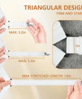 Four Pack Bed Sheet Straps With Metal Clips showing adjustable elastic holders with maximum lengths