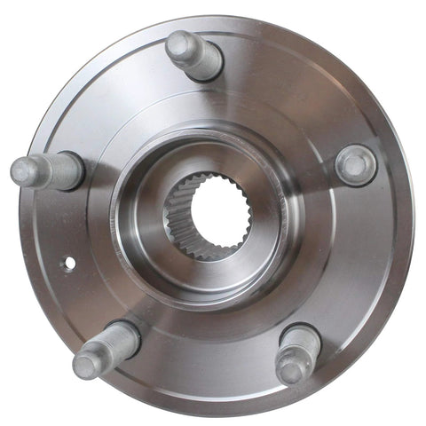 Drop In Replacement Five Lug Wheel Hub And Bearing Assembly With Encoder ABS For 2008 Through 2014 Cadillac CTS And 2010 Through 2015 Chevy Camaro And 2018 Through 2019 Cadillac XTS And 2018 Through 2019 Chevy Impala front view