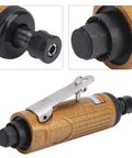 Compact Pneumatic Engraving Machine Mini Grinder For Hardware Glass And Stone Crafts With Japanese Style Precision Steel Parts For Smooth Operation And Heavy Duty Work Right Now details showing tool head and grip.