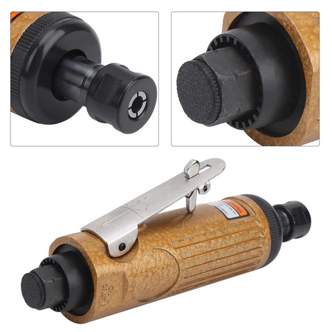 Compact Pneumatic Engraving Machine Mini Grinder For Hardware Glass And Stone Crafts With Japanese Style Precision Steel Parts For Smooth Operation And Heavy Duty Work Right Now details showing tool head and grip.