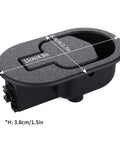 Heavy Duty Recliner Handle And Pull Cable Kit For Repairing Worn Out Sofas And Sectionals With No Sweat Setup and Sweet Smooth Glide, black plastic assembly