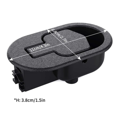 Heavy Duty Recliner Handle And Pull Cable Kit For Repairing Worn Out Sofas And Sectionals With No Sweat Setup and Sweet Smooth Glide, black plastic assembly