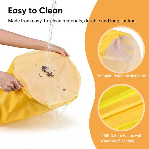 Five Gallon Filter Bag Set With Handles Five Pack Featuring 25 73 120 160 220 Micron Mesh Bags, showing easy clean premium nylon mesh.