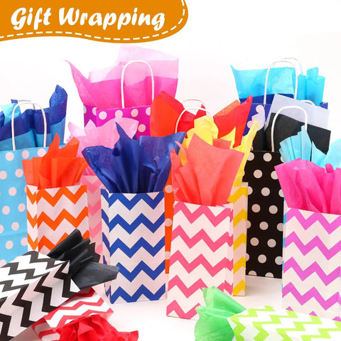 200 Sheets Tissue Paper In 20 Colors 14 By 20 Inches For Gift Bags Birthday Party Flower Decor Bulk Pack Packaging Supplies