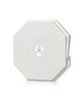 Vinyl Siding Mounting Block For Exterior Fixtures Like Lights Cameras Flags And Doorbells Easy Setup No Fuss Octagon Block With One Half Inch Lap Mount And Four Inch Height White One Pack Durable Mounting Plate For Siding Projects, white octagon siding block