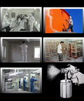 Badass Pneumatic Spray Gun With One Point Five Mm Nozzle W Seven One Model used in auto painting and furniture finishing.
