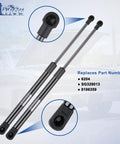Heavy Duty Rear Hatch Strut Supports For Toyota Matrix Liftgate showing replacement parts and connection detail.