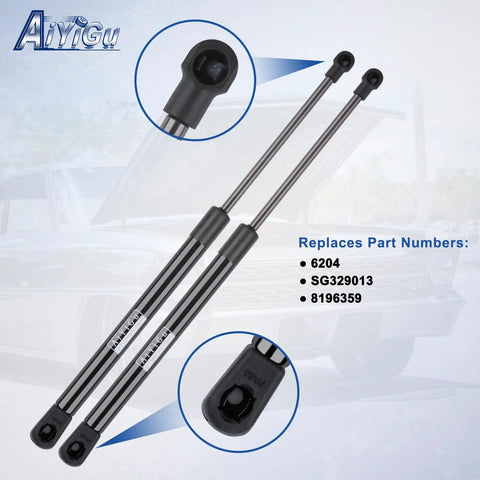 Heavy Duty Rear Hatch Strut Supports For Toyota Matrix Liftgate showing replacement parts and connection detail.