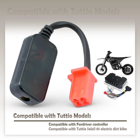Programmable Ebike Adapter Dongle For Tuttio Soleil01 And Yozma IN10 Controllers Wireless Performance Tuning For Nanjing Fardriver IN10 Electric Dirt Bikes Quick Speed And Torque Adjustments On The Go