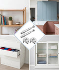 25 Piece Furniture Cam Lock Bolts And Screws With Eccentric Cams Self Tapping Pins For Cabinet Particle Board Wood Assembly in home setup.