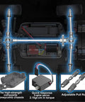 Chassis and components of Fast Brushless One Sixteenth Scale RC Buggy For Adults, 4WD High Speed Racing Car Ready To Run.