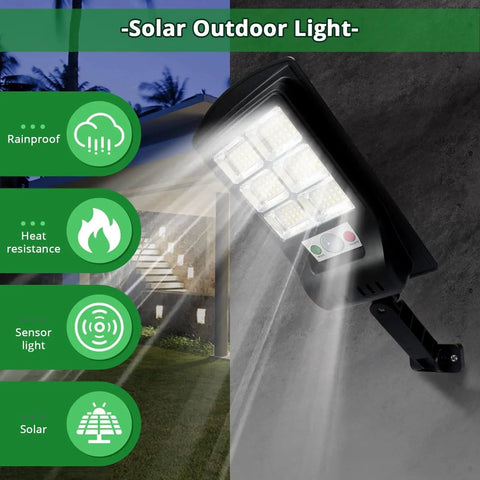 Outdoor Solar Lights 4 Pack 1000 Lumens Motion Sensor Security Flood Lights Waterproof IP65 Easy No Wires Setup Solar Powered