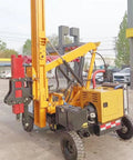 Beefed Up Guardrail Post Driver And Hydraulic Pile Driving Machine For Construction Sites, Road Safety Projects, durable