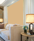 Industrial Farmhouse Table Lamps Duo With Night Light And USB Charging in living room with beige sofa and floral decor