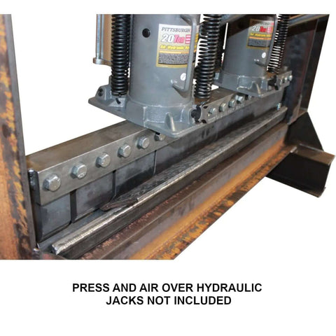 40 Inch Finger Press Brake DIY Builder Kit With Adjustable Back Stop For Steel Bending, Beefy Unassembled Frame in use