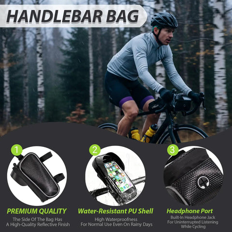 6 Piece Bike Accessories Kit For Men & Women