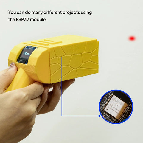 DIY project using Three Pack ESP32 Development Board USB-C Dual Core 32-Bit MCU With WiFi And Bluetooth 4.2 in a handheld device