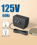 Two Pack Touch Dimmer Switch With 3 Level Dimming And Touch Pad Control For LED CFL And Incandescent Bulbs 8 Ft Extension Cord ETL Listed