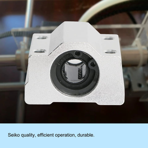 10mm linear ball bearing for CNC and 3D printers, SCS10UU aluminum slide block with steel balls, precision bushing for smooth motion