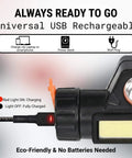 Ultra Lightweight Magnetic LED Work Light And Rechargeable Headlamp for Mechanics USB charging details