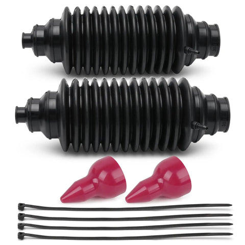 2 Pack Universal Rack And Pinion Steering Boot Kit Compatible With Most Car Models And Years Easy Install No Tie Rod End Removal
