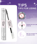 Instructions for Lash Bond And Seal Waterproof Adhesive For Cluster Lashes Double Ended Eyelash Glue