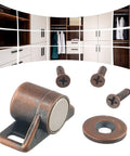 Magnetic Cabinet Door Catch Zinc Alloy Latch For Kitchen And Bedroom Furniture Heavy Duty Hold Quiet Close Action Durable