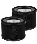 Two Pack Replacement Filters For TT-AP001 And VAVA VA-EE014 Air Purifiers SPF Compatible, featuring black cylindrical HEPA filters.