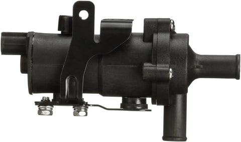 Plug And Play Electric Engine Water Pump With Included Gasket Seal Uses Electromagnetic Drive To Stop Leaks side view showing mounting bracket.